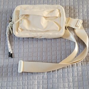 Cream Crossbody Bag Extra Long Strap  , Like New